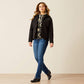 Ariat Berber Back Softshell Jacket in Black