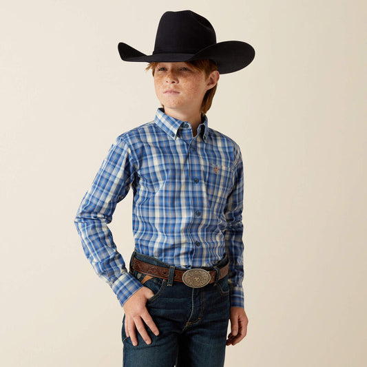 Ariat Pro Series Soloman Classic Fit Shirt in Royal Blue