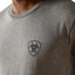 Ariat Iron Ranch Arch T-Shirt in Graphite Heather