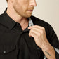 Ariat Wrinkle Free Refined Slub Classic Fit Shirt in Black