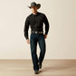 Ariat Wrinkle Free Refined Slub Classic Fit Shirt in Black