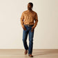 Ariat Solid Twill Classic Fit Shirt in Tan