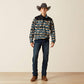 Ariat Basis Fleece Sweater in Teal Southwest