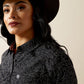 Ariat Kirby Stretch Shirt in Black Boot Stich