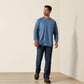 Ariat FR Air Crew T-Shirt in Medium Blue