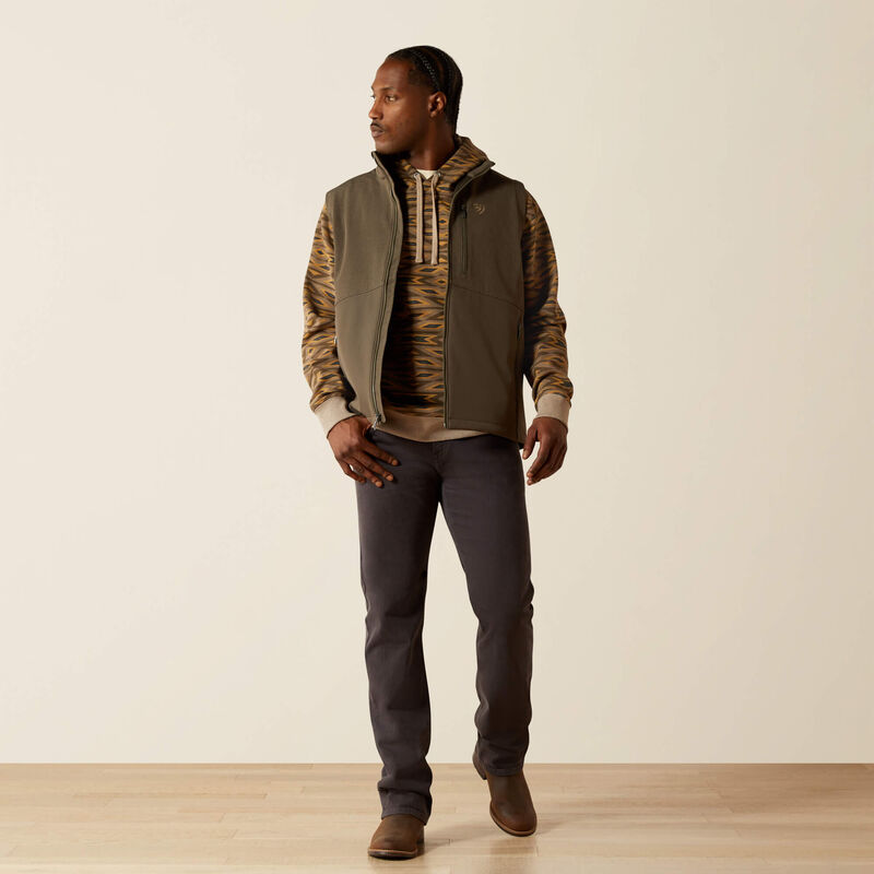 Ariat Logo Softshell Vest in Dark Green