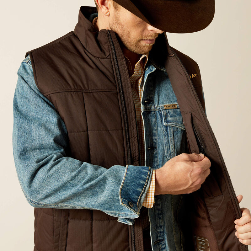 Ariat Crius Insulated Vest in Brown