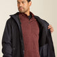 Ariat Rebar Stormshell Lightweight Waterproof Jacket in Black