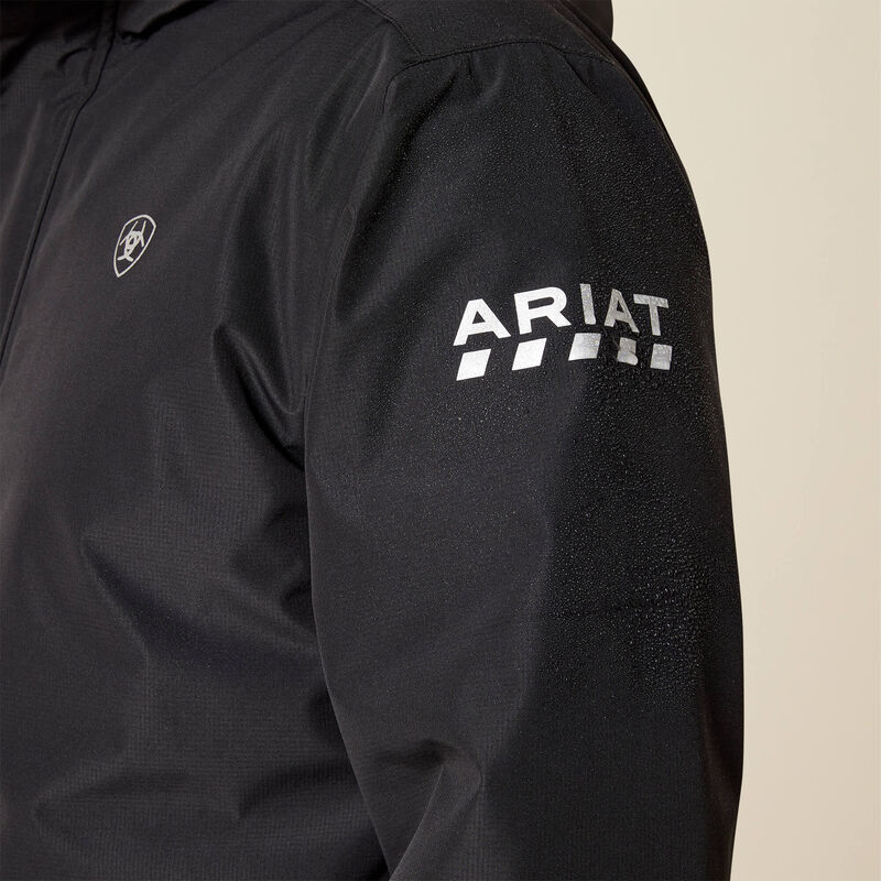 Ariat Rebar Stormshell Lightweight Waterproof Jacket in Black
