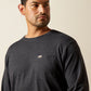 Ariat Rebar Cotton Strong Standard Pocket T-Shirt in Charcoal Heather