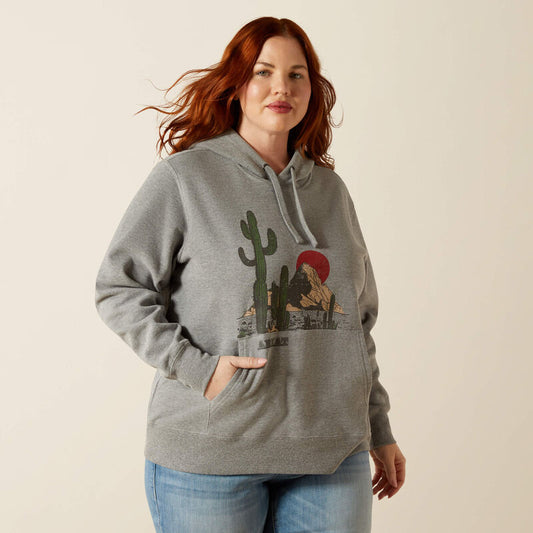 Ariat San Pedro Hoodie in Heather Gray