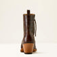 Ariat Jade X Toe Western Boot in Luxe Espresso Croc Print