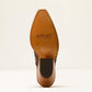 Ariat Jade X Toe Western Boot in Luxe Espresso Croc Print