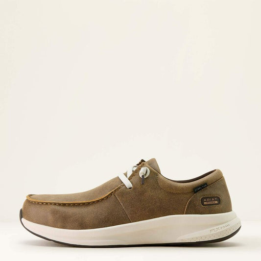 Ariat Buckeye Steel Toe Work Shoe in Brown Bomber