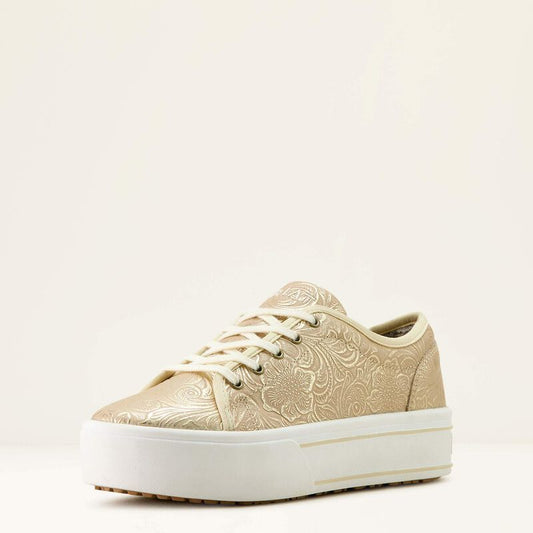 Ariat Skylar Shoe in Pearl Floral Emboss