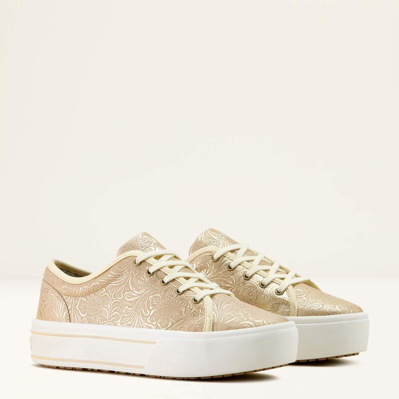 Ariat Skylar Shoe in Pearl Floral Emboss