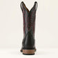 Ariat Olena Wide Square Toe Western Boot in Obsidian