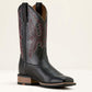 Ariat Olena Wide Square Toe Western Boot in Obsidian