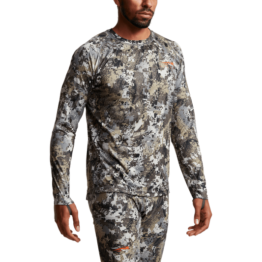 Sitka Core Lightweight Long Sleeve Crew in Optifade Elevated II