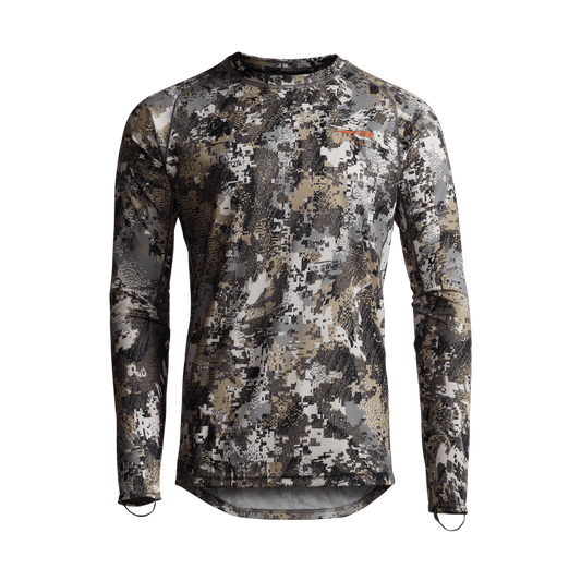 Sitka Core Lightweight Long Sleeve Crew in Optifade Elevated II