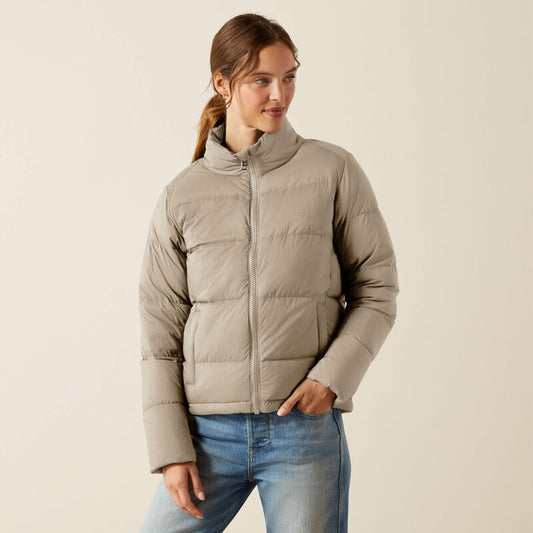 Ariat UltraPuff Down Jacket in Oyster Gray