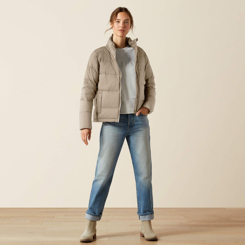 Ariat UltraPuff Down Jacket in Oyster Gray