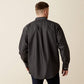 Ariat Wrinkle Free Solid Pinpoint Oxford Classic Fit Shirt in Black