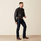 Ariat Wrinkle Free Solid Pinpoint Oxford Classic Fit Shirt in Black
