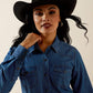 Ariat True Blue Shirt in Vintage Indigo