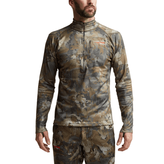 Sitka Core Core Midweight Zip-T in Optifade Timber