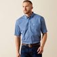 Ariat Wrinkle Free Case Classic Fit Shirt in Ensign Blue Geo Print
