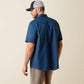 Ariat Printed VentTEK Outbound Classic Fit Shirt in Dark Denim Navy