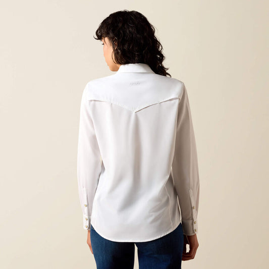 Ariat Western VentTEK Shirt in White