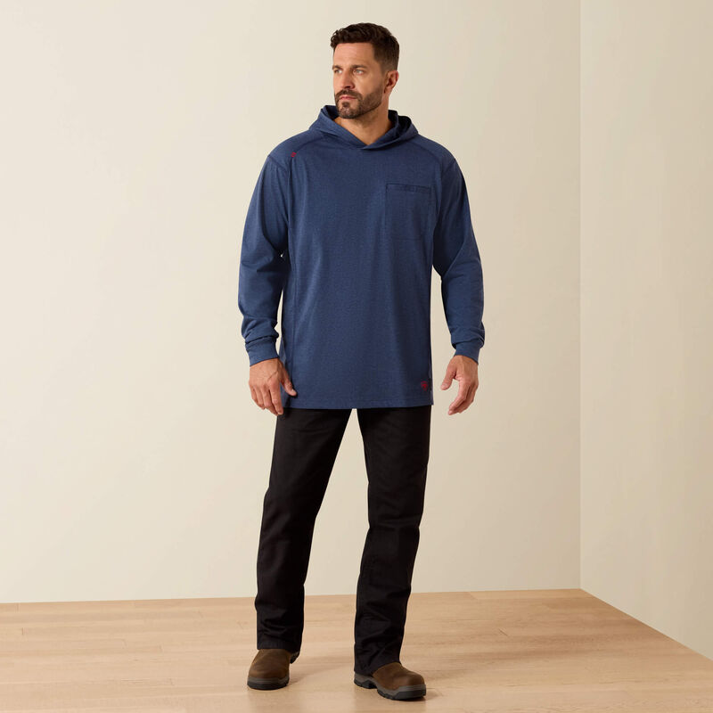 Ariat FR Air Hooded Top in Navy