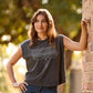Ariat Dallas Cropped T-Shirt in Charcoal Mineral Wash