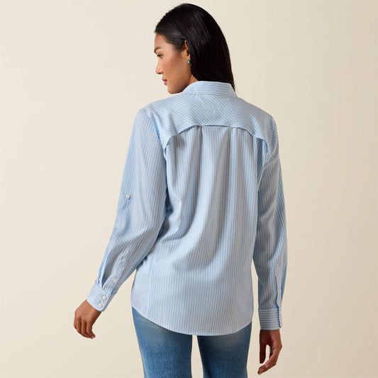 Ariat VentTEK Shirt Nantucket Breeze Railroad Stripe