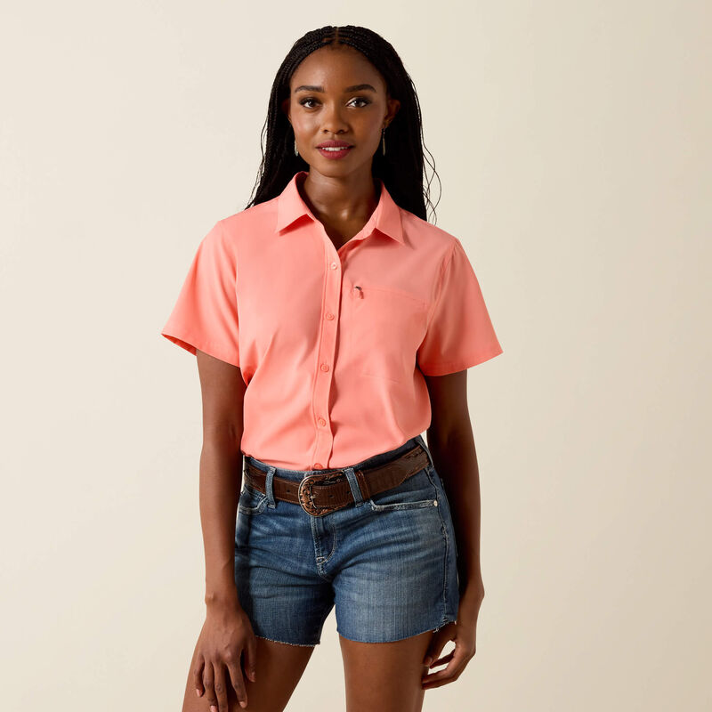 Ariat VentTEK Shirt in Shell Pink