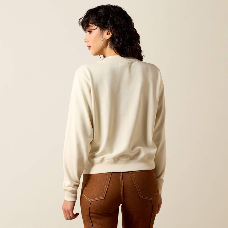 Ariat Essential Crew Sweatshirt in Summer Sand