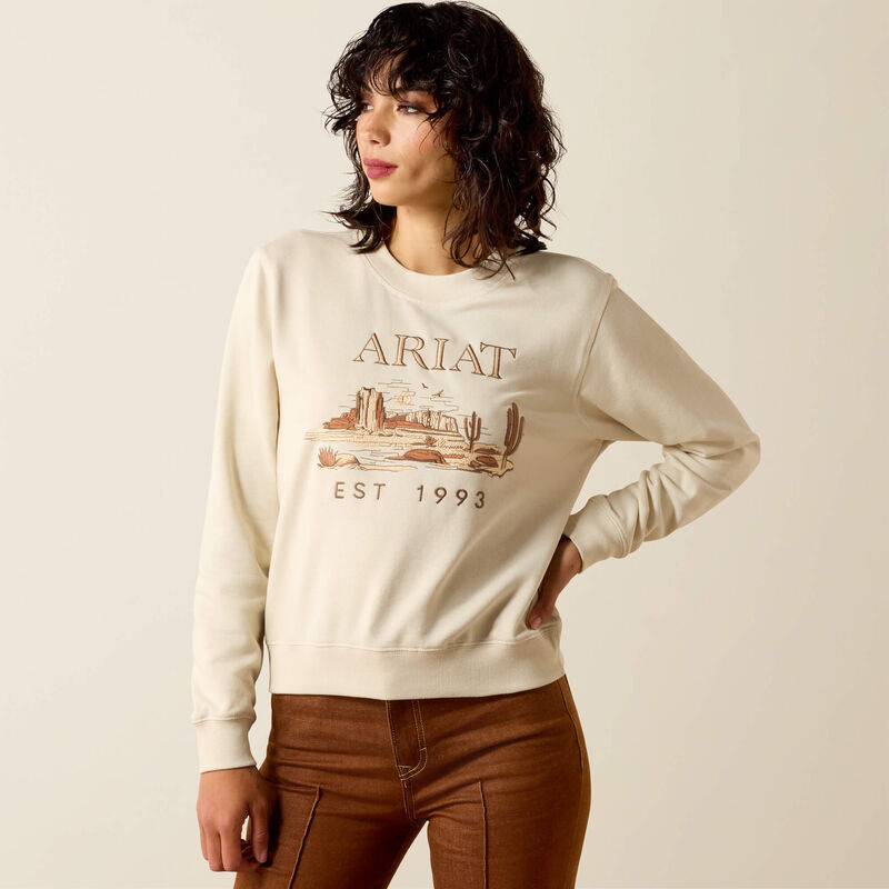 Ariat Essential Crew Sweatshirt in Summer Sand