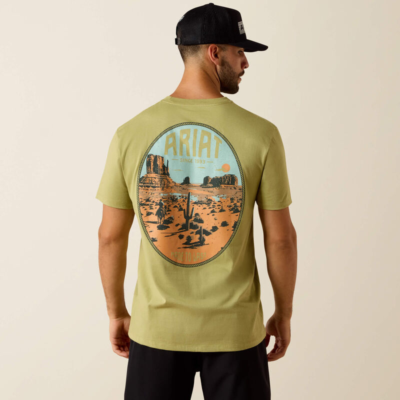 Ariat Horse without Name Classic Fit T-Shirt in Tent Green