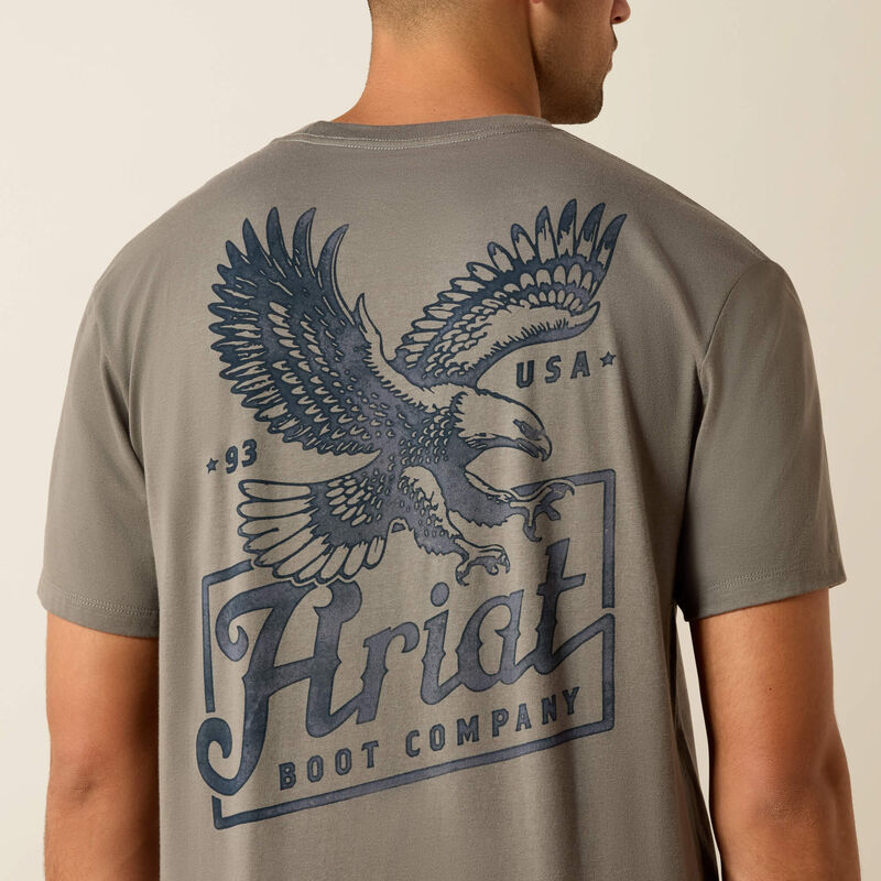 Ariat Paintriot Classic Fit T-Shirt in Smoked Pearl