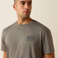 Ariat Paintriot Classic Fit T-Shirt in Smoked Pearl