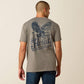 Ariat Paintriot Classic Fit T-Shirt in Smoked Pearl