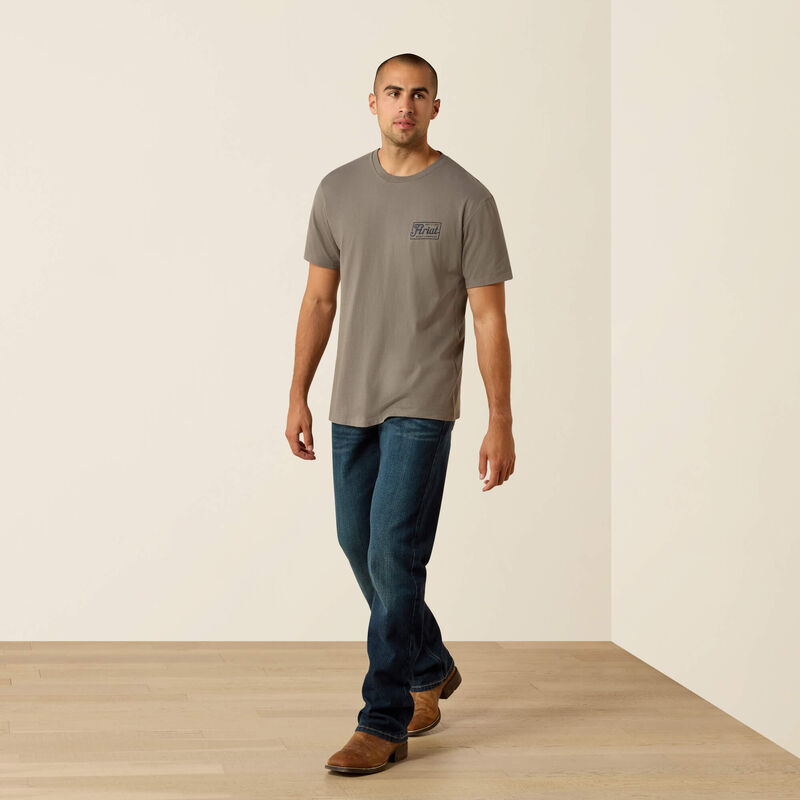 Ariat Paintriot Classic Fit T-Shirt in Smoked Pearl