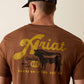 Ariat BBQ Smoke Classic Fit T-Shirt in Soft Silt