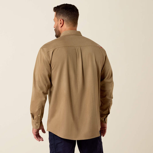 Ariat FR Airified Work Shirt in Field Khaki
