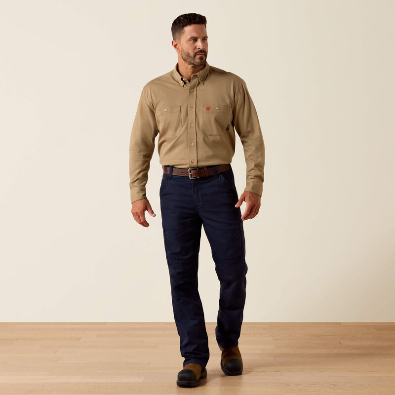 Ariat FR Airified Work Shirt in Field Khaki