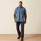 Ariat Rebar Made Tough 360 Airflow Work Shirt in Baleen Blue