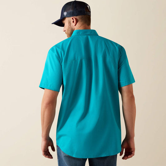 Ariat 360 Airflow Classic Fit Shirt in Miami Blue