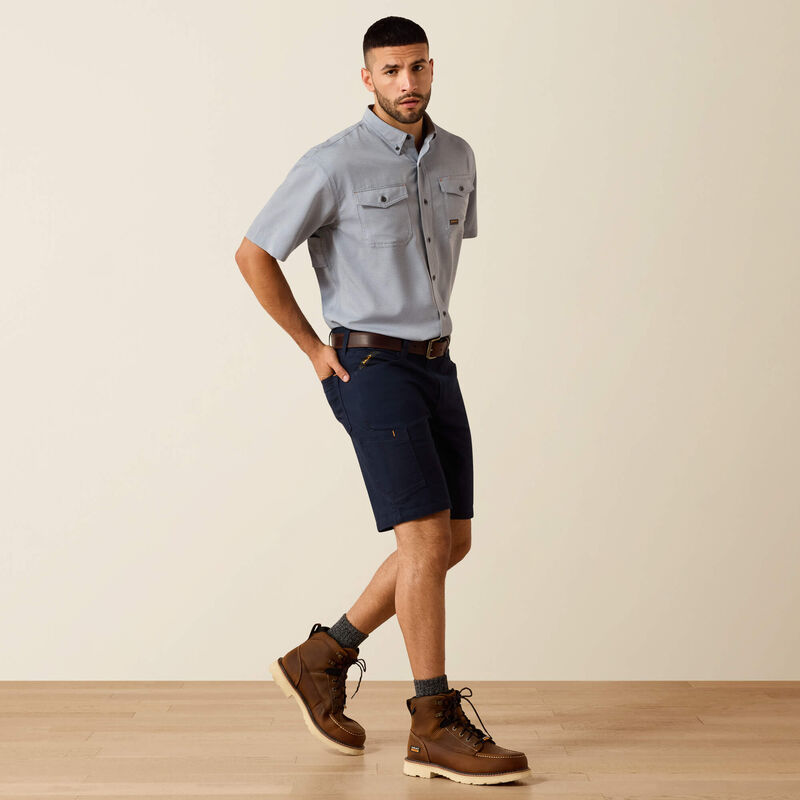 Ariat Rebar Made Tough VentTEK DuraStretch Work Shirt in Dark Denim